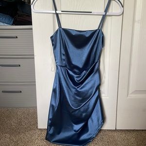 Womens Satin Homecoming Dress